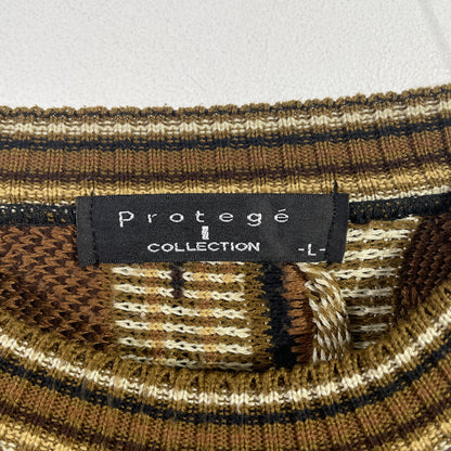 (L) Vintage 3D Coogi-Style Knitwear / A0874K
