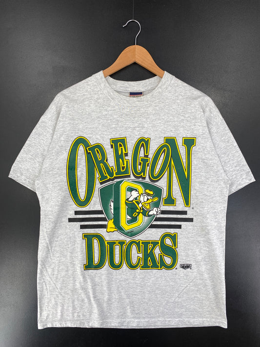 90's OREGON DUCKS Made in USA Size L Vintage College T-Shirt / G1795T