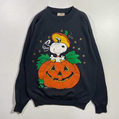 (L) 90’s SNOOPY Vintage Halloween Sweatshirt / A1089S