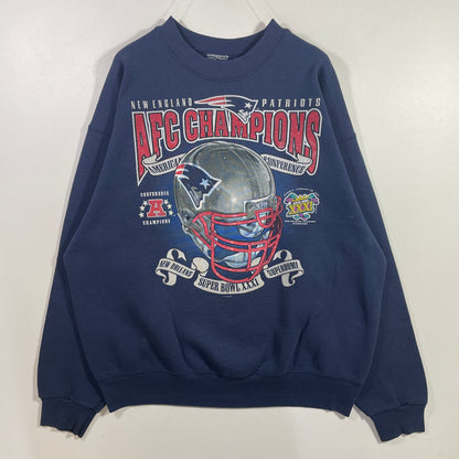 (Approx.XL) 1997 NEW ENGLAND PATRIOTS Vintage NFL Sweatshirt / A1036S
