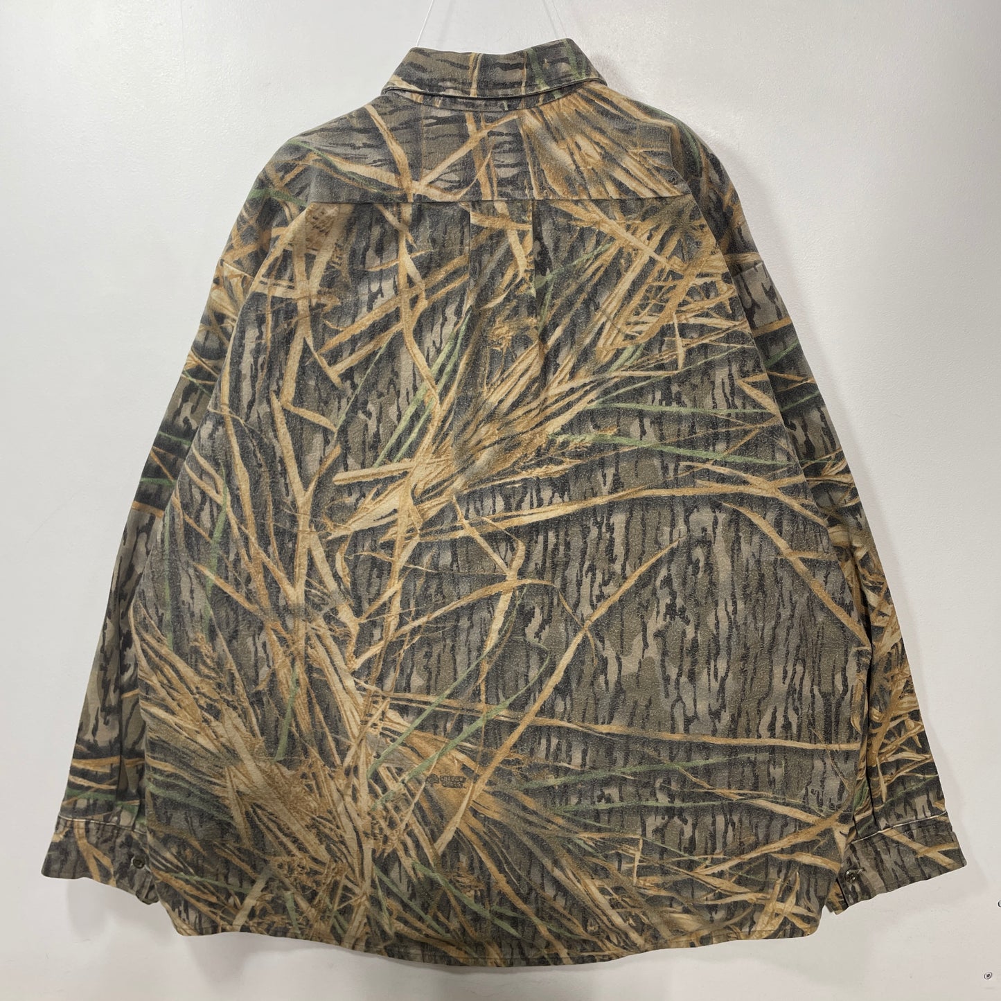 (Approx.XXL) Vintage MOSSY OAK Camo Button-Down Shirt / A1391B