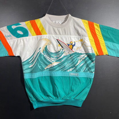 (L) 90’s ADIDAS DEVIL’S TOENAIL Vintage Sweatshirt / A1341S