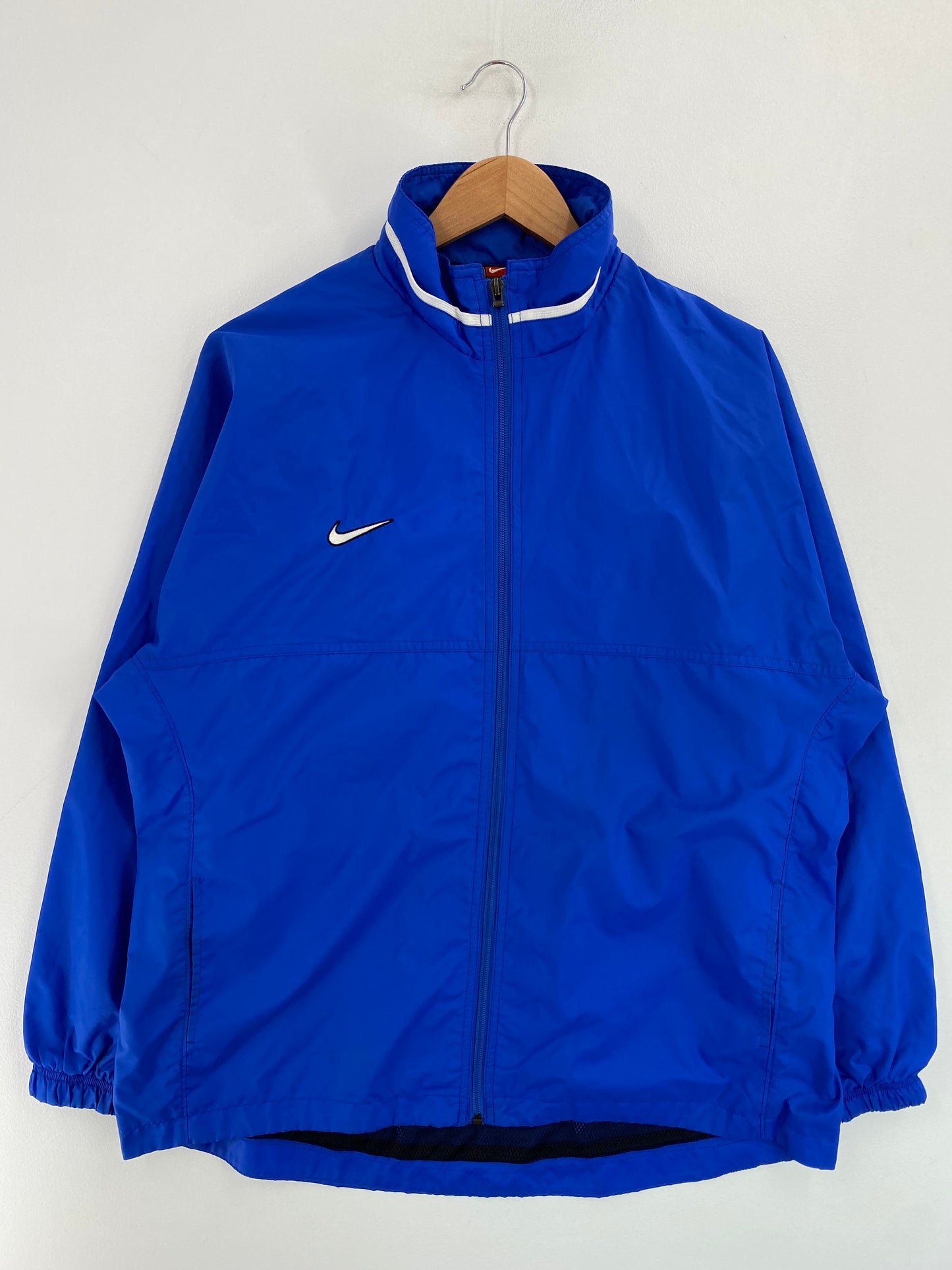 00' NIKE MINI SWOOSH Size XL Vintage Zip-up Nylon Jacket / G4543N