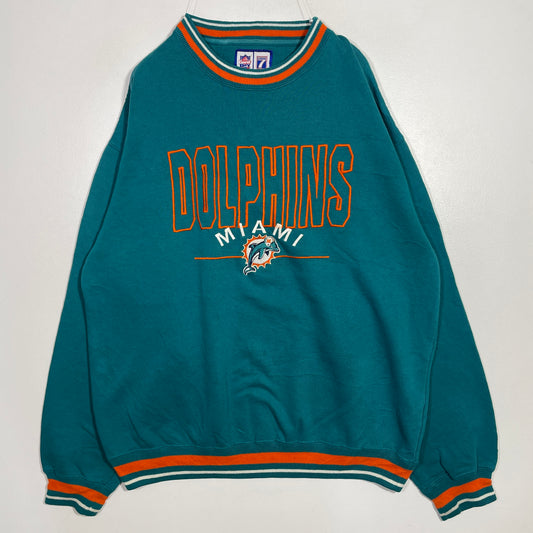 (XL) 90’s MIAMI DOLPHINS NFL Sweat-Shirt / A0509S