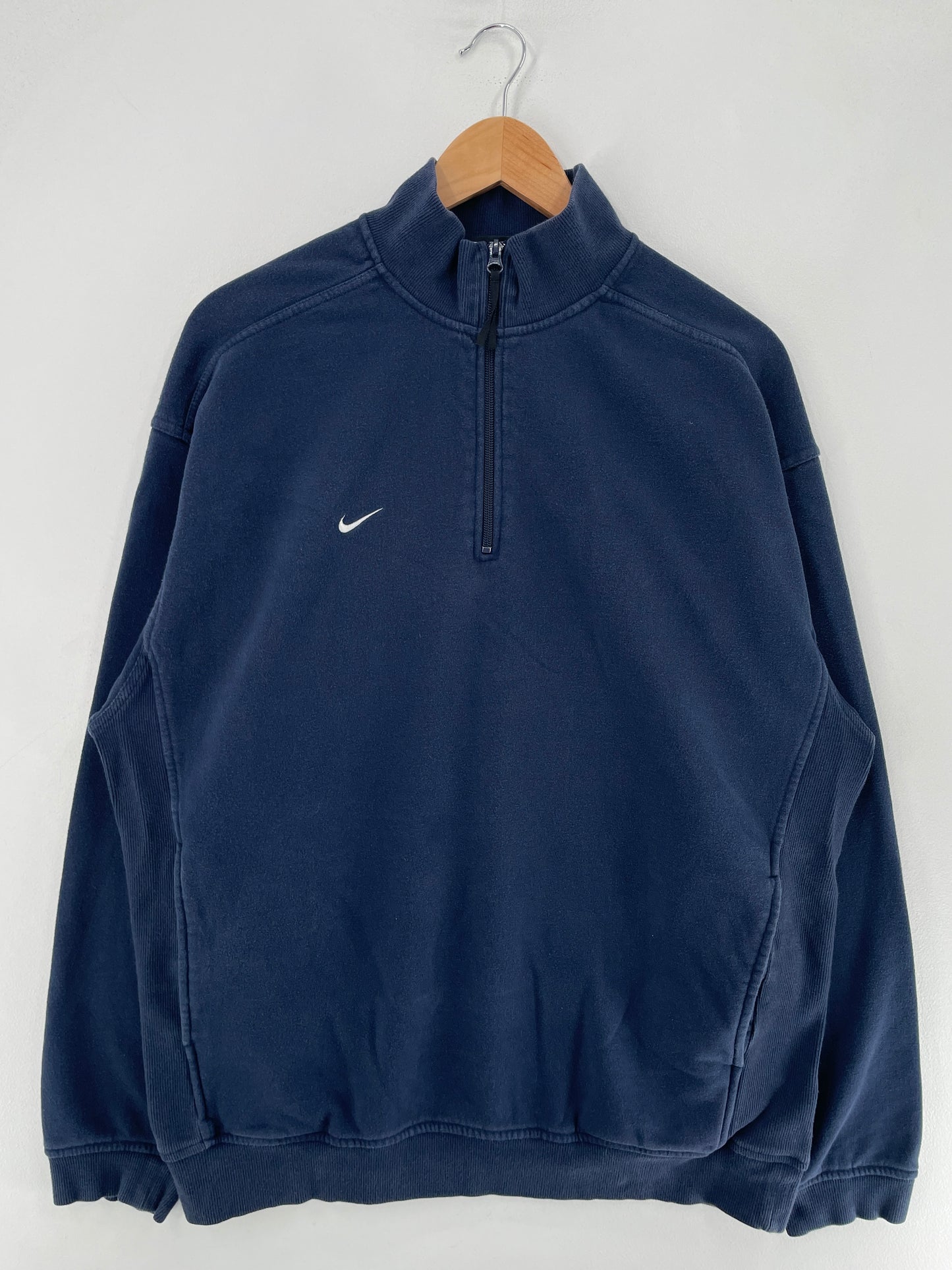 Vintage NIKE MINI SWOOSH Size L Half-zip Sweat shirt / F3757S