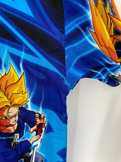 VINTAGE DRAGON BALL Z Size XL Button Down Shirt / F9889B