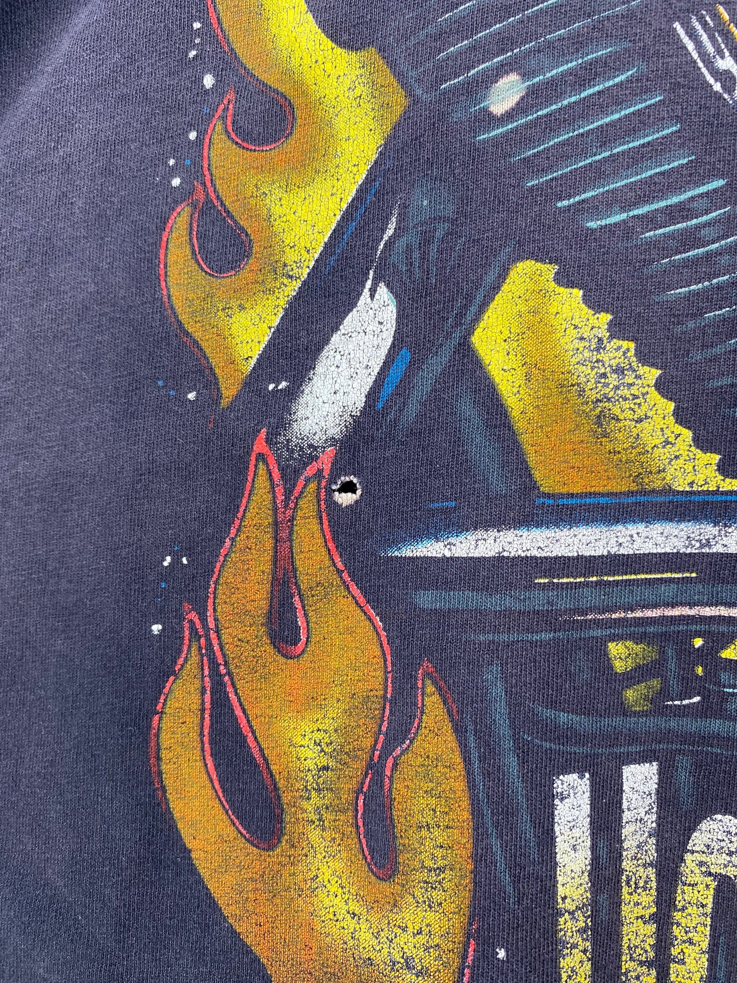 1996 HARLEY DAVIDSON Made in USA Size L Vintage T-Shirts / E9391T