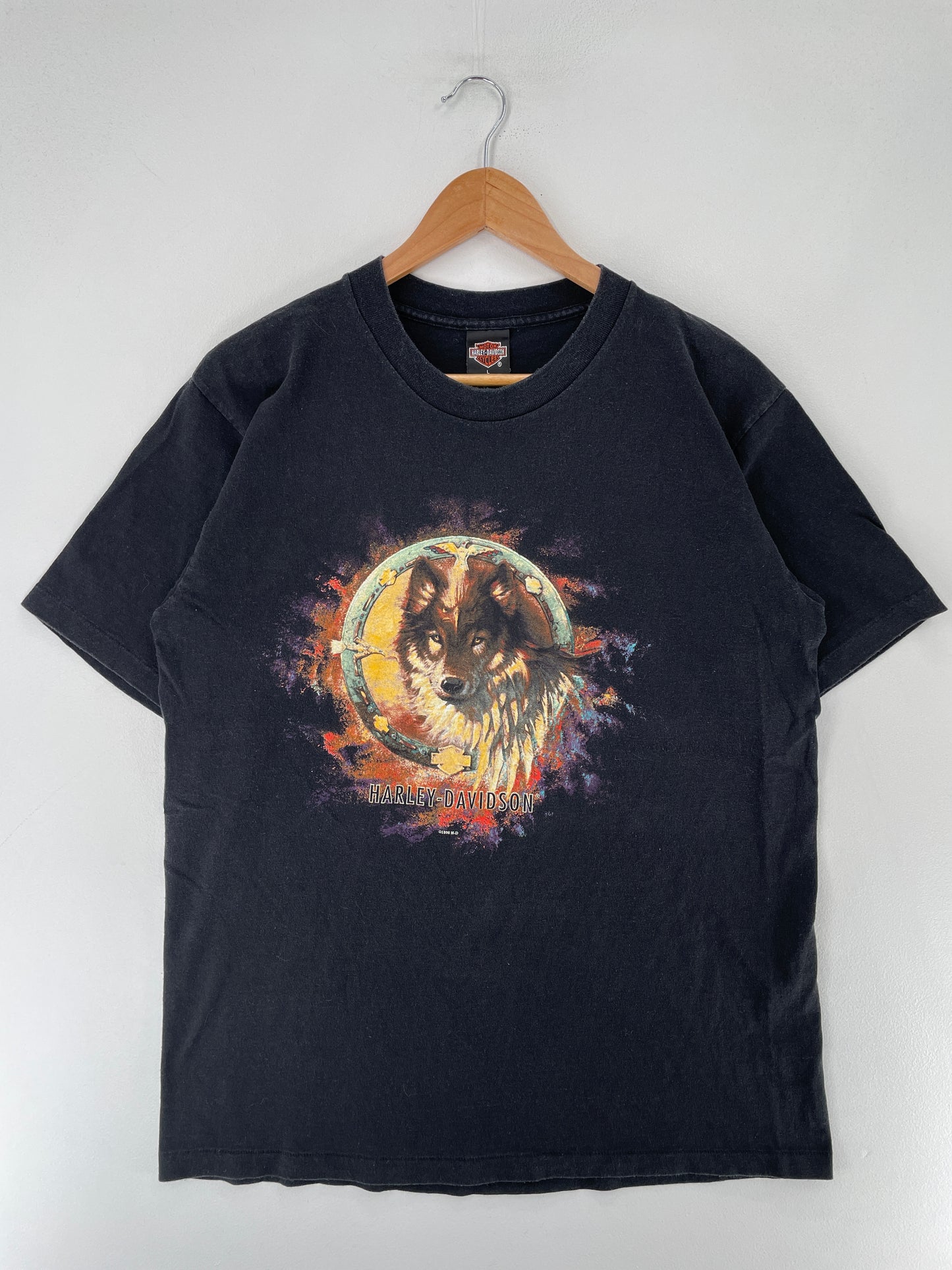 1996 HARLEY DAVIDSON Made in USA Size L Vintage T-shirt / F2865T