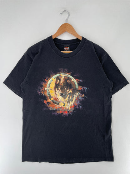 1996 HARLEY DAVIDSON Made in USA Size L Vintage T-shirt / F2865T