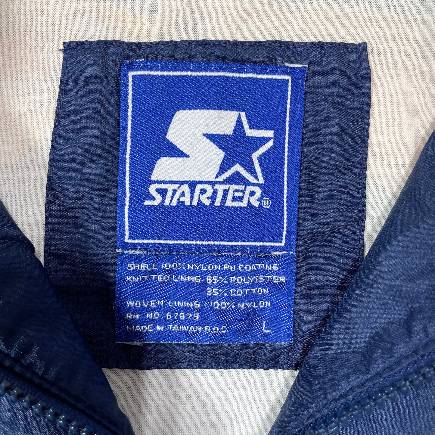 (L) 90’s STARTER x NOTRE DAME Vintage College Nylon Jacket / A1434N