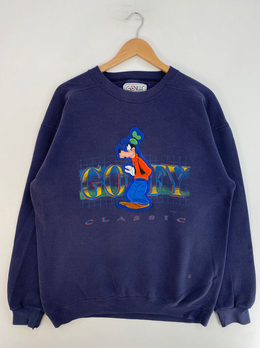 90's DISNEY GOOFY Made in USA Size L Vintage Sweat-shirt / G1453S
