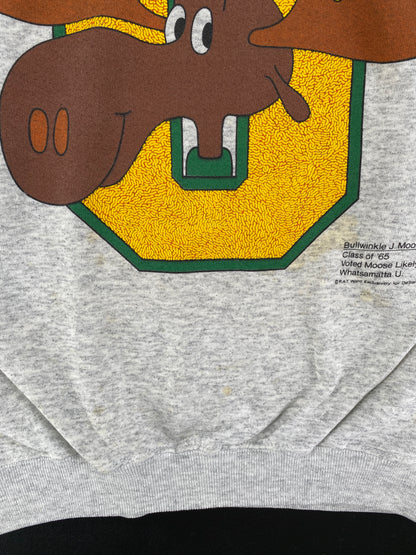 90's WHATSAMATTA Made in USA Size XL NFL College Sweat-Shirt / F1161S