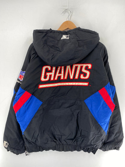 90's STARTER x GIANTS Size M Vintage NFL Padded Nylon Jacket / F6057N