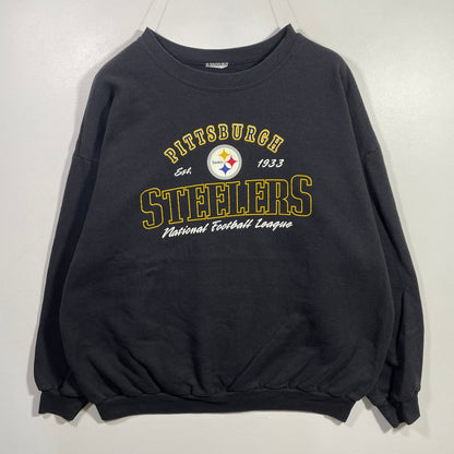 (Approx.XL) Vintage PITTSBURGH STEELERS NFL Sweatshirt / A1057S