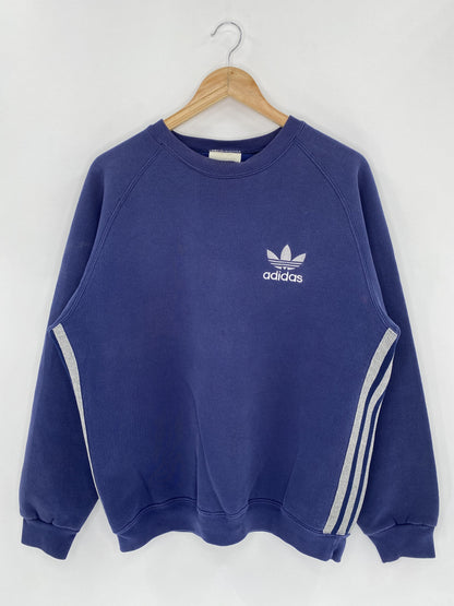 90’s ADIDAS Made in USA Size L Vintage Sweat-Shirt / F7242S