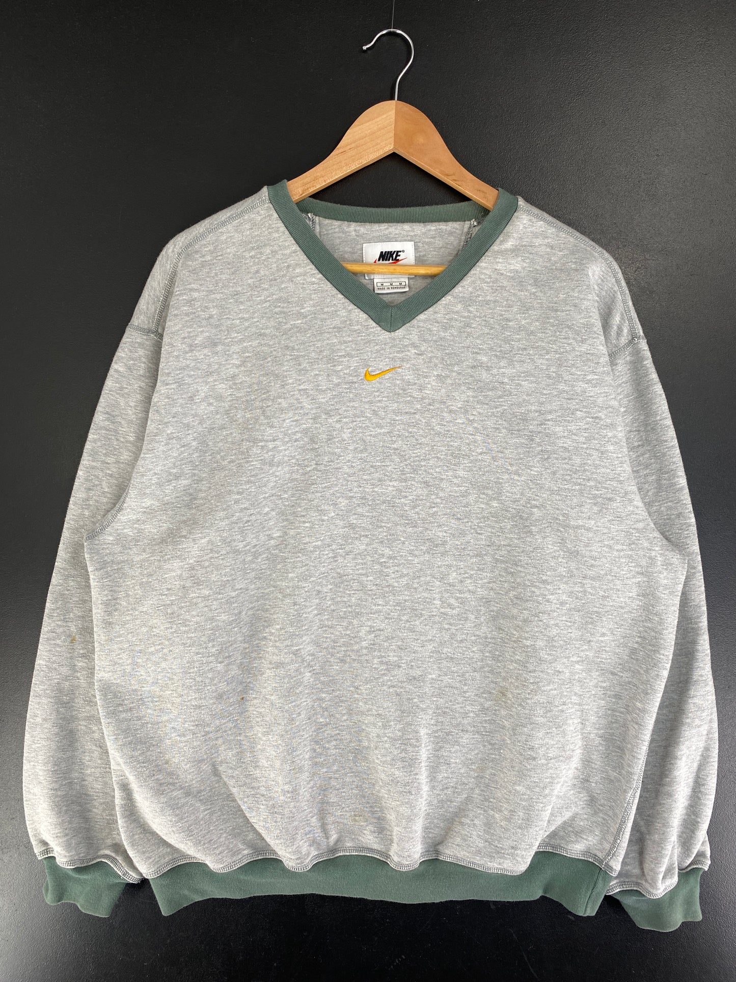 90's NIKE CENTER SWOOSH Size M Vintage Sweat-Shirt / F8865S