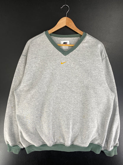 90's NIKE CENTER SWOOSH Size M Vintage Sweat-Shirt / F8865S