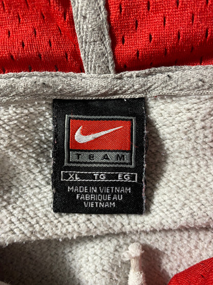 00' NIKE x OHIO STATE Size XL Vintage College Hoodie Sweat Shirt / G622S