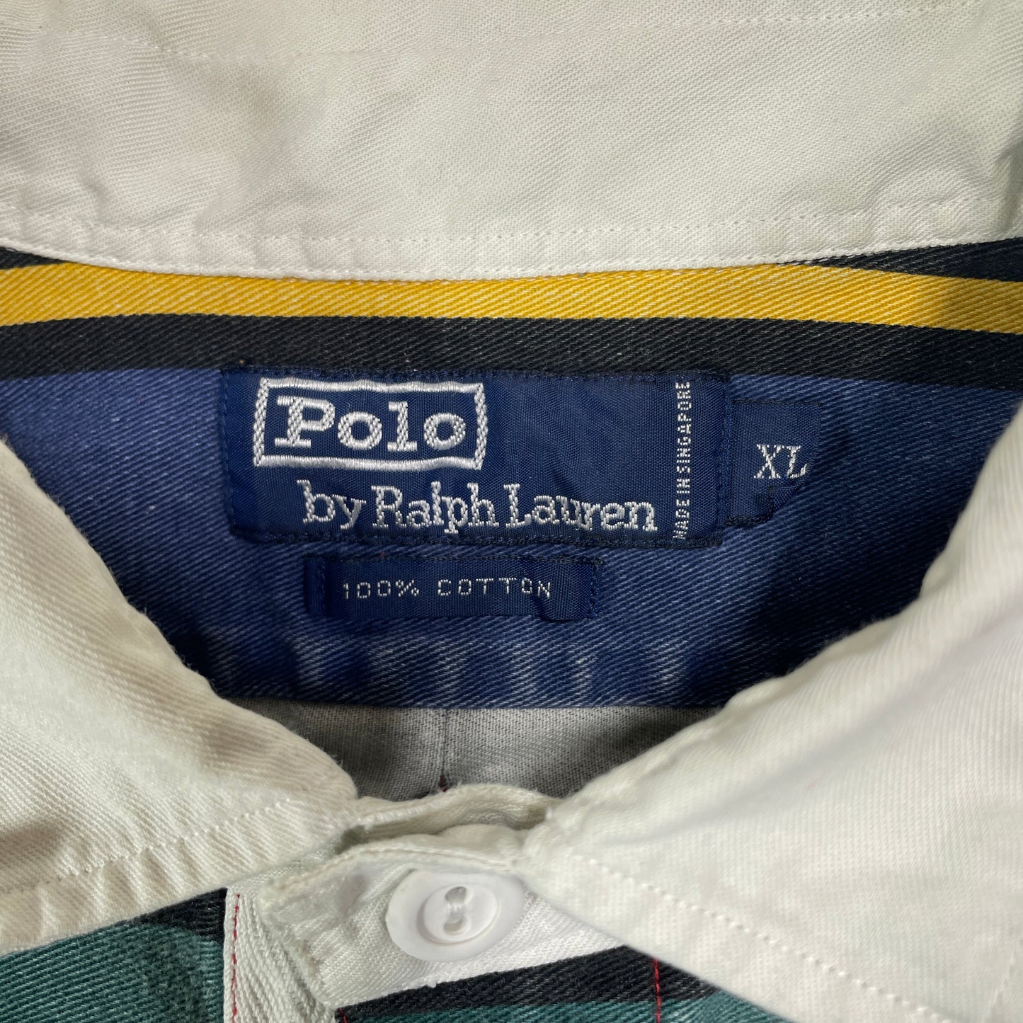 (XL) 90’s POLO RALPH LAUREN Vintage Rugby-shirt / A1487R