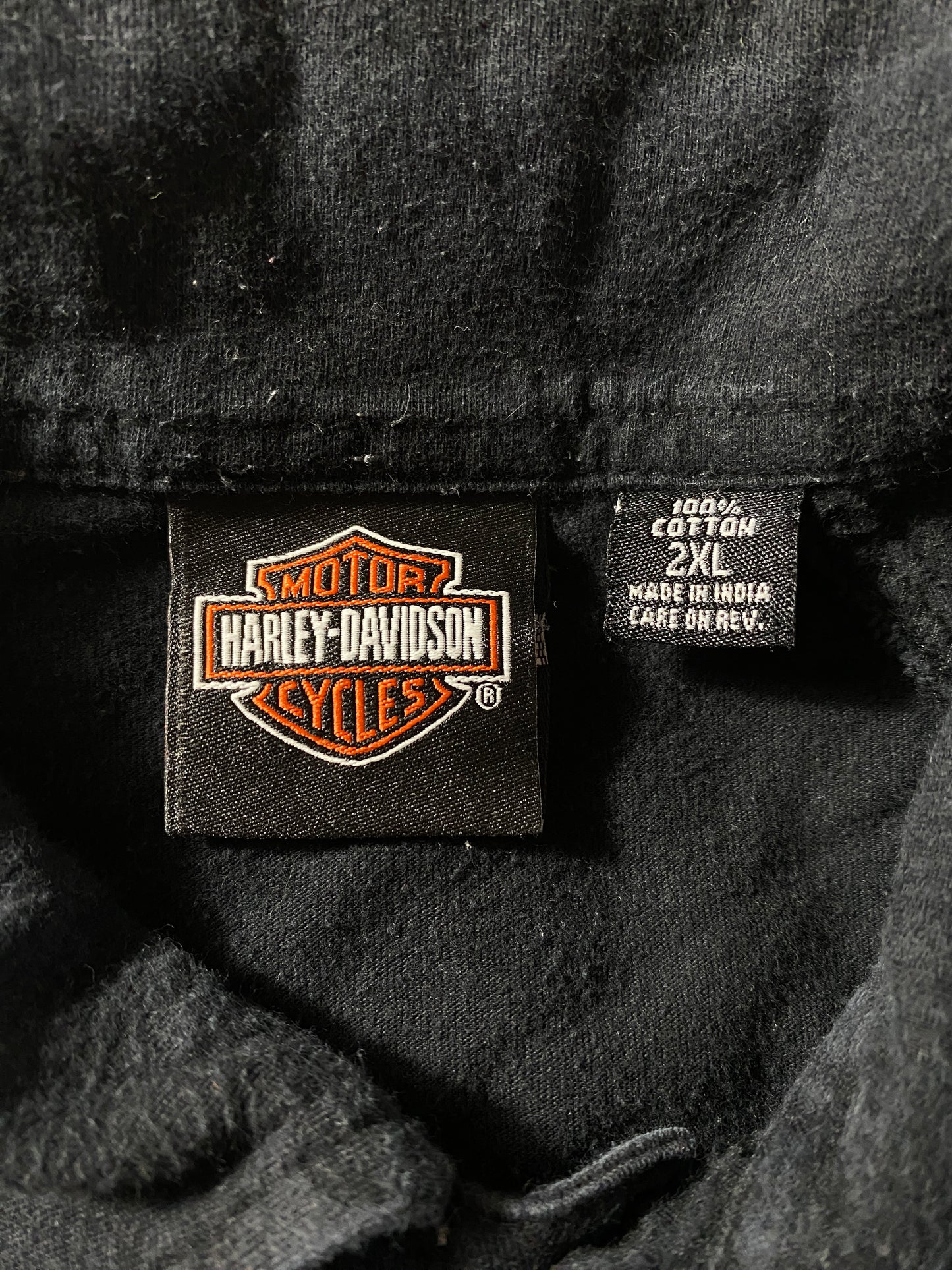 90’s HARLEY DAVIDSON Size XXL Half Button up T-shirt / F8566T