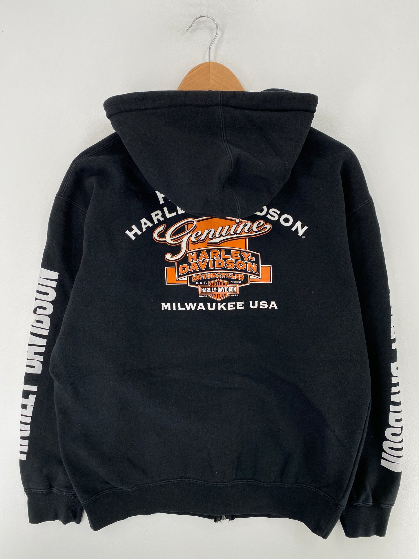 Vintage HARLEY DAVIDSON Size M Hoodie Sweat-shirt / G1069S