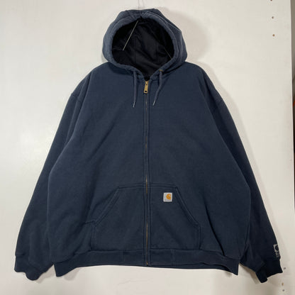 (XL) Vintage CARHARTT Zip Up Hoodie Sweatshirt / A1455S