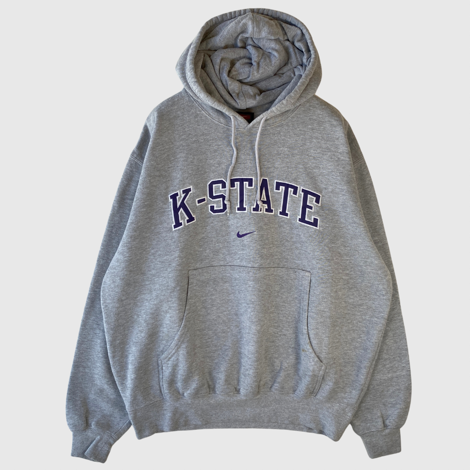 (M) 00' NIKE x KANSAS STATE College Hoodie Sweat-Shirt / A0127S