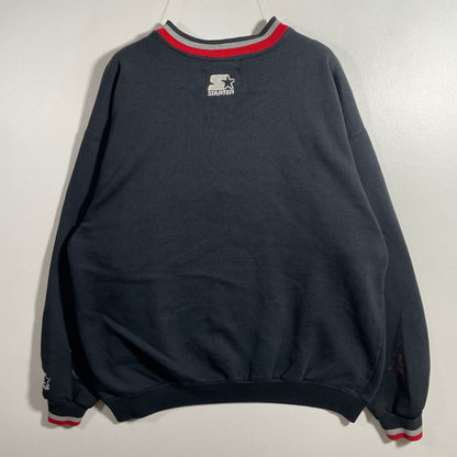 (L) 90’s STARTER x CHICAGO BLACKHAWKS Vintage NHL Sweatshirt / A1174S