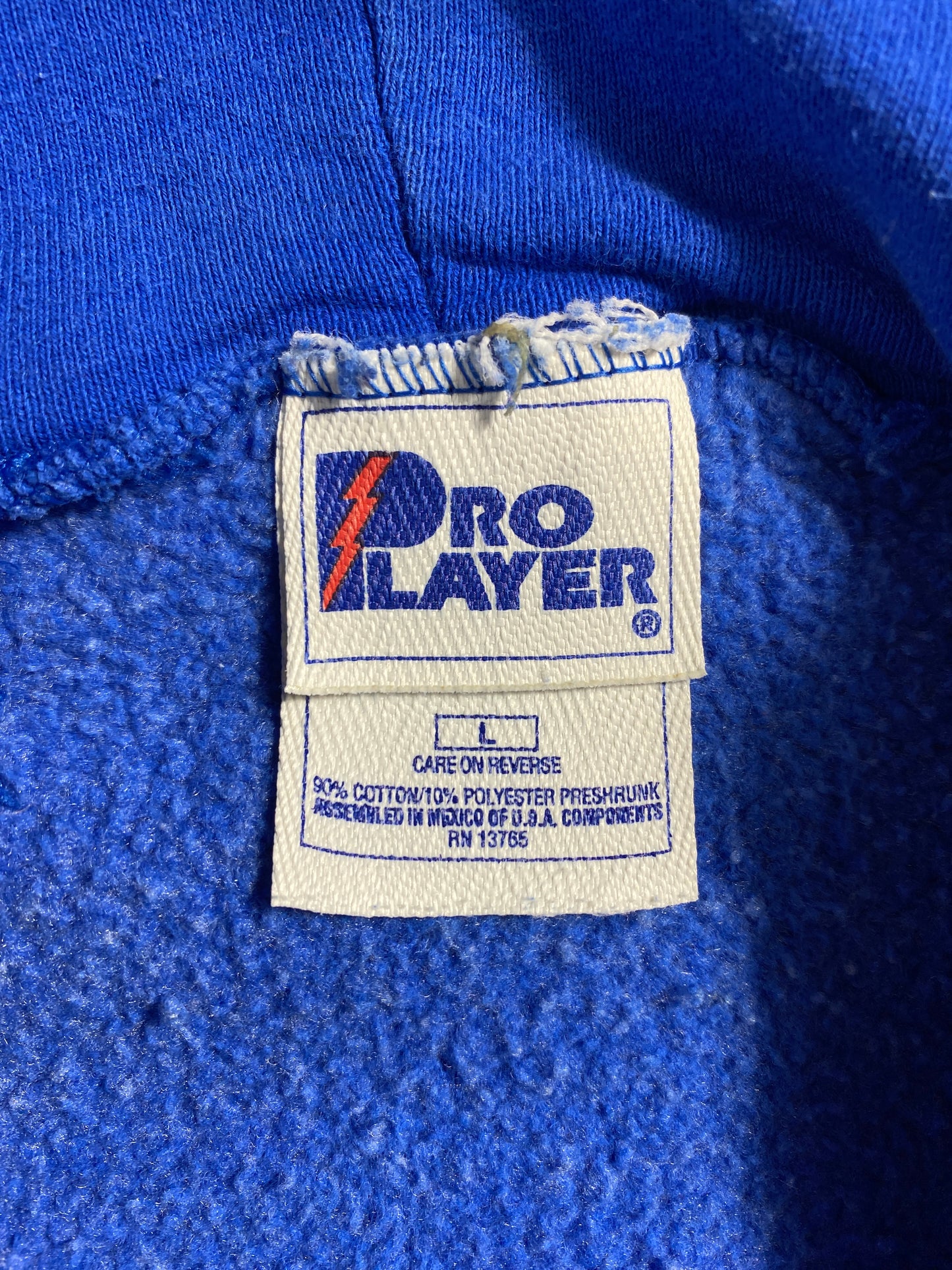 1997 PRO PLAYER x BUFFALO BILLS Size L Vintage NFL Hoodie Sweat-shirt / F6275S