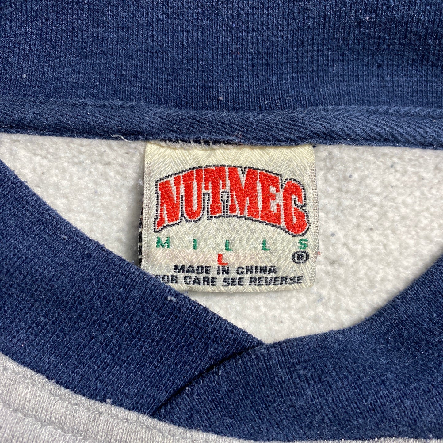 (L) 90's NOTRE DAE FIGHTING IRISH College Sweat-Shirt / A0526S