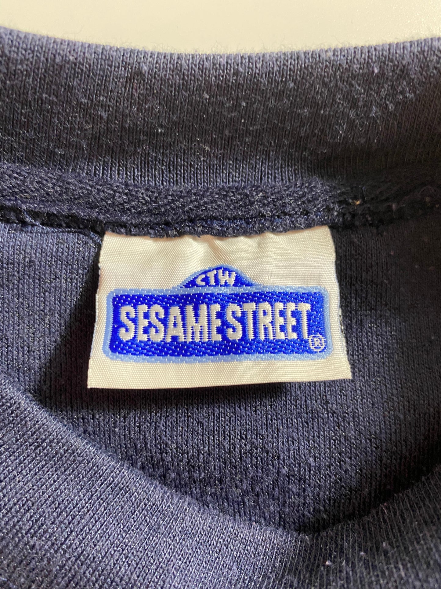 Vintage SESAME STREET ELMO Size L Sweat-shirt / F349S