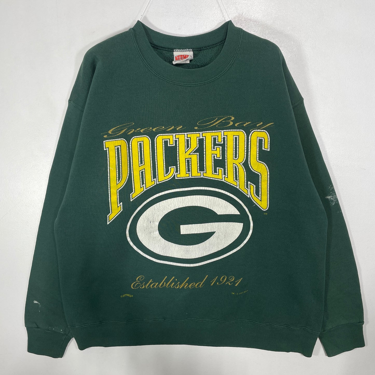 (L) 90's GREEN BAY PACKERS Vintage NFL Sweatshirt / A1491S