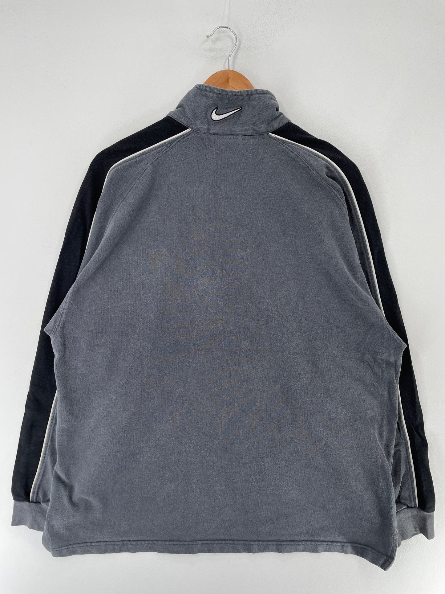 90's NIKE Size XL Vintage Half-Zip Sweat-shirt / G4433S