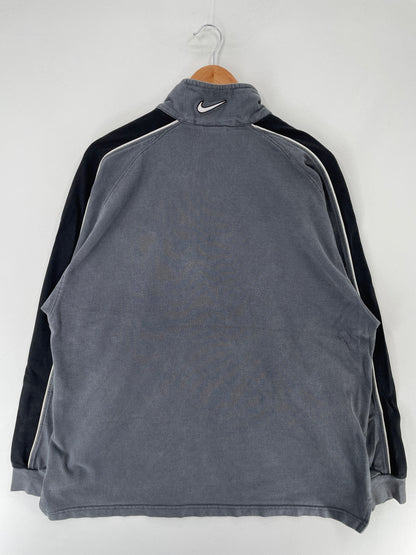 90's NIKE Size XL Vintage Half-Zip Sweat-shirt / G4433S