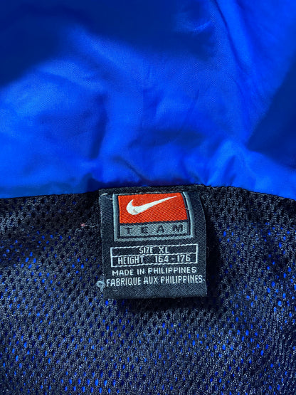 00' NIKE MINI SWOOSH Size XL Vintage Zip-up Nylon Jacket / G4543N