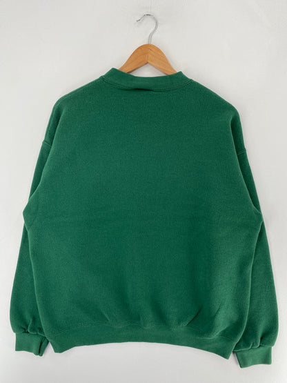 90’s "HERE FISHY..FISHY..FISHY!" Made in USA Size L Vintage Sweat-Shirt / F6512S