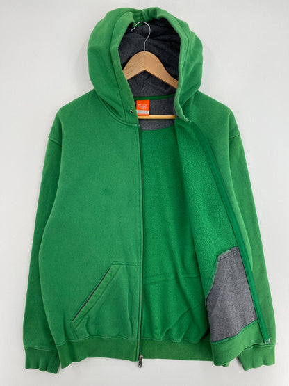 00' NIKE MINI SWOOSH Size M Vintage Hoodie Zip Up Sweat-shirt / G1445S