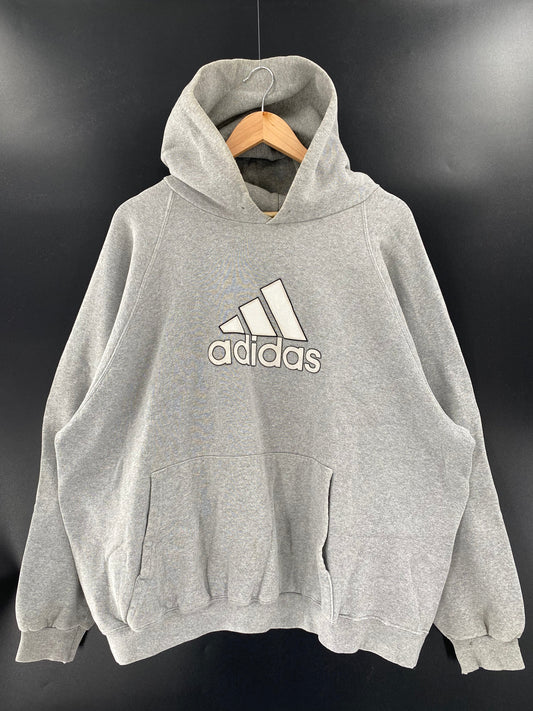 .90’s ADIDAS Size XL Vintage Hoodie Sweat-Shirt / E8008S