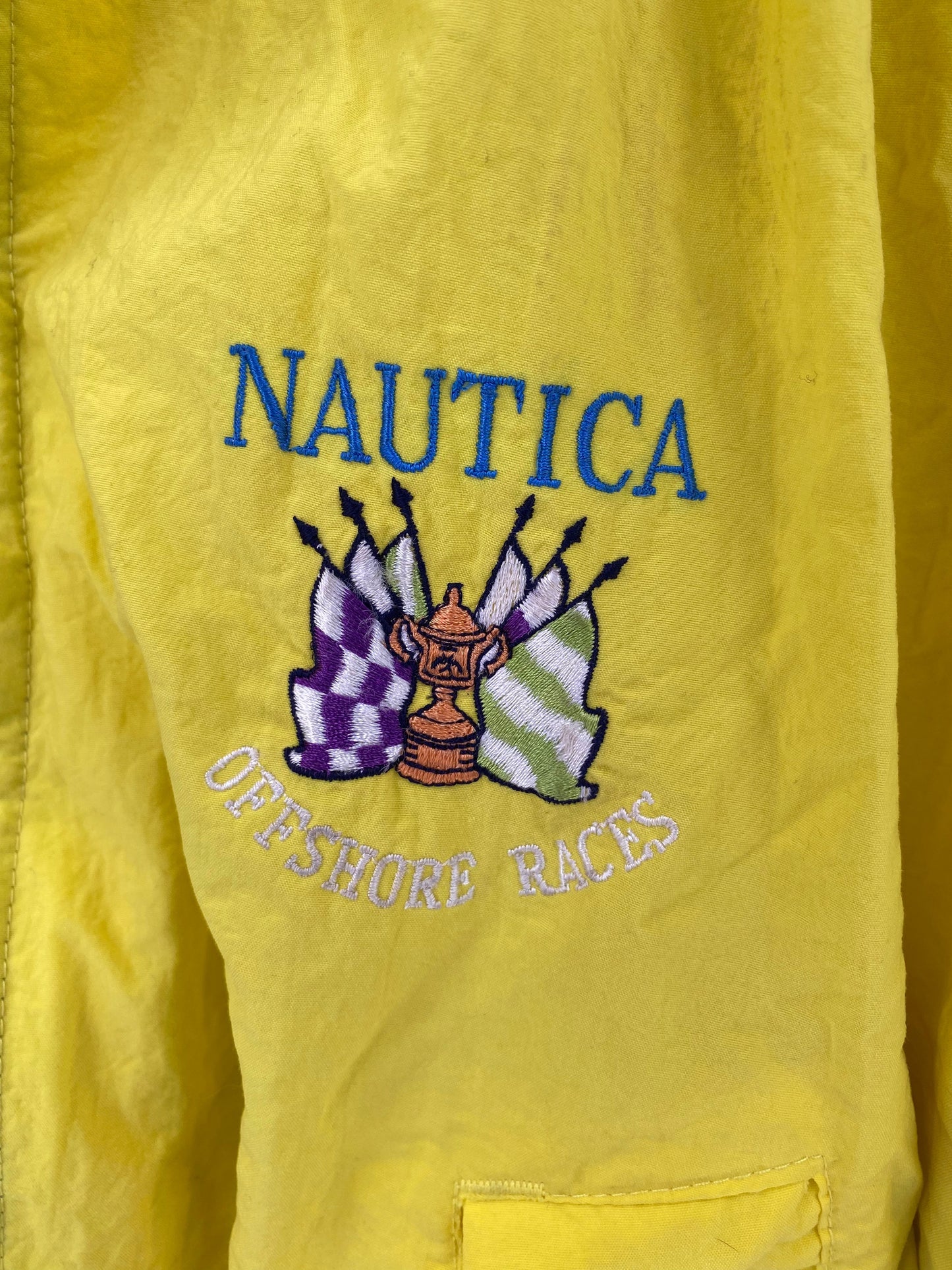 90's NAUTICA Size M Nylon Jacket / F280N