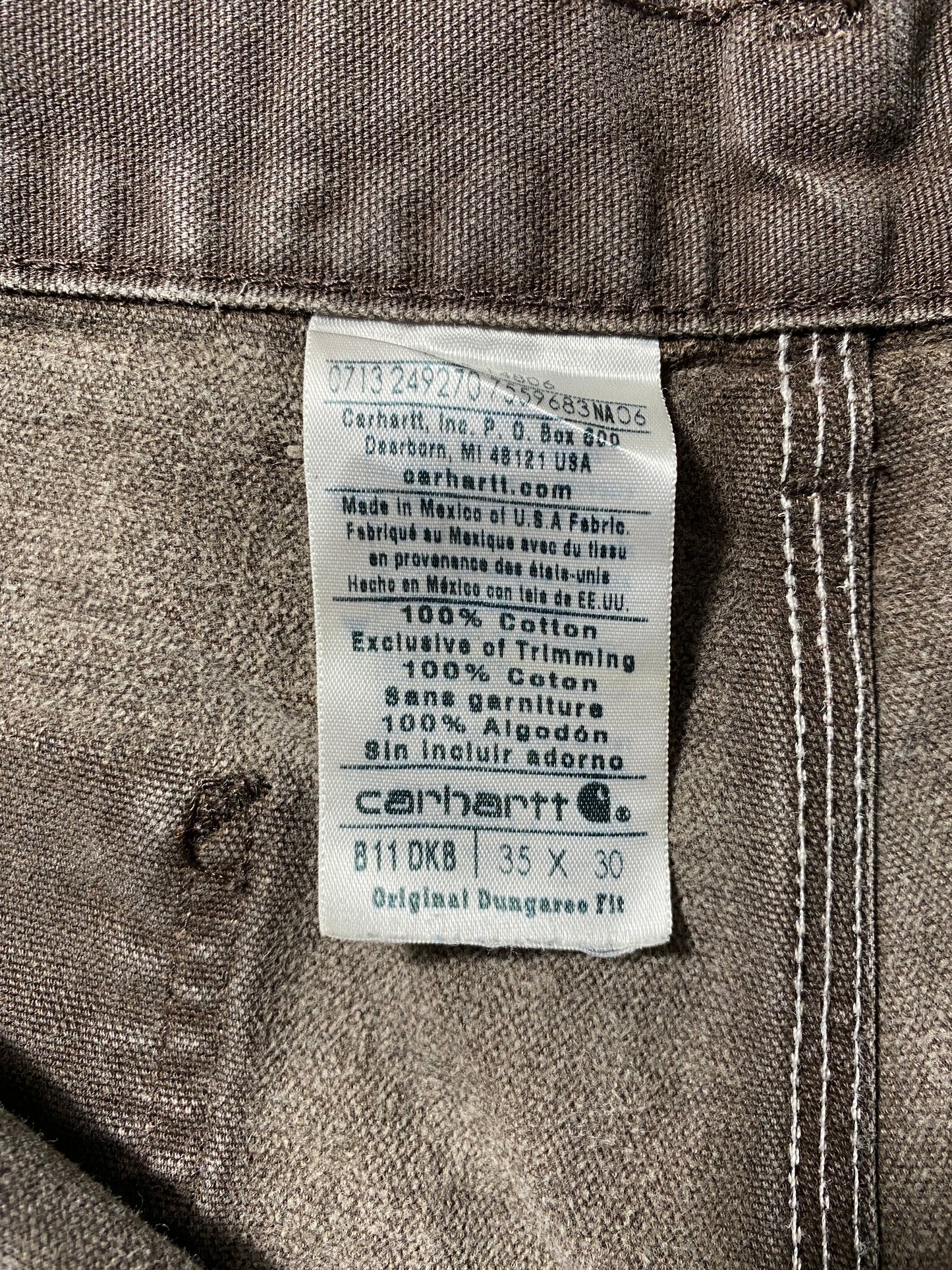 Vintage CARHARTT Size W34xL28 Duck Pant / F6852P