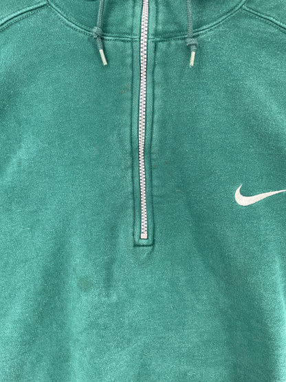 90's NIKE MINI SWOOSH Size XXL Vintage Half-zip Sweat-Shirt / F7403S