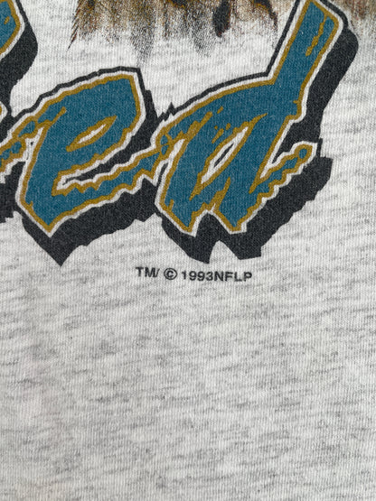 1993 JACKSONVILLE JAGUARS Made in USA Size M Vintage NFL T-Shirt / F3659T