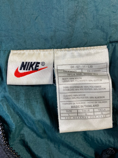 90's NIKE Size L Vintage Zip-up Nylon Jacket/ F3488N