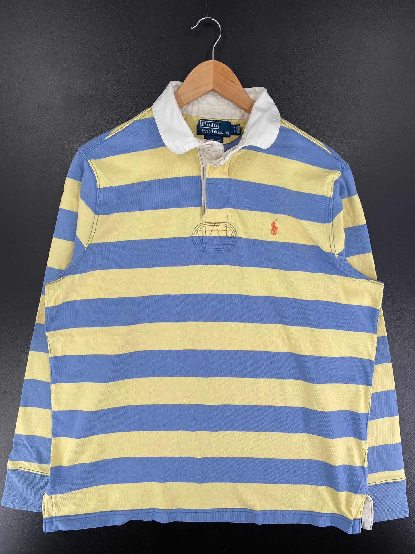 Vintage POLO RALPH LAUREN Size L Rugby-Shirt / F9976R