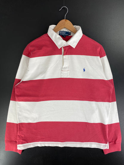 90's POLO RALPH LAUREN Size XL Vintage Rugby-Shirt / F8101R