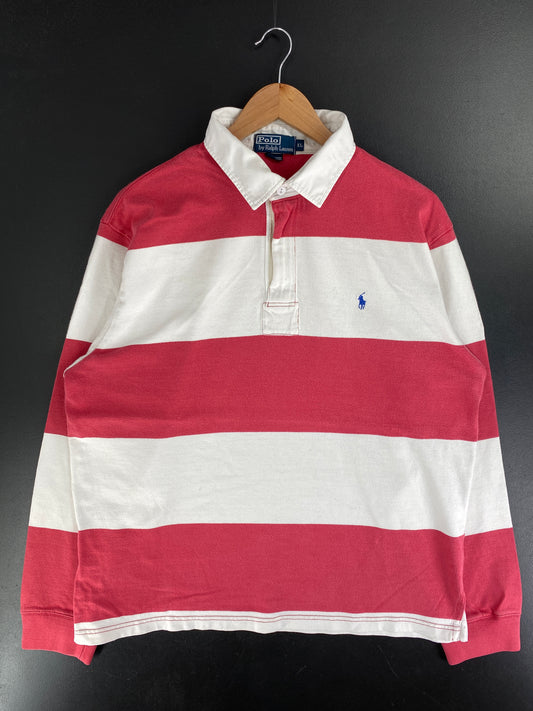 90's POLO RALPH LAUREN Size XL Vintage Rugby-Shirt / F8101R