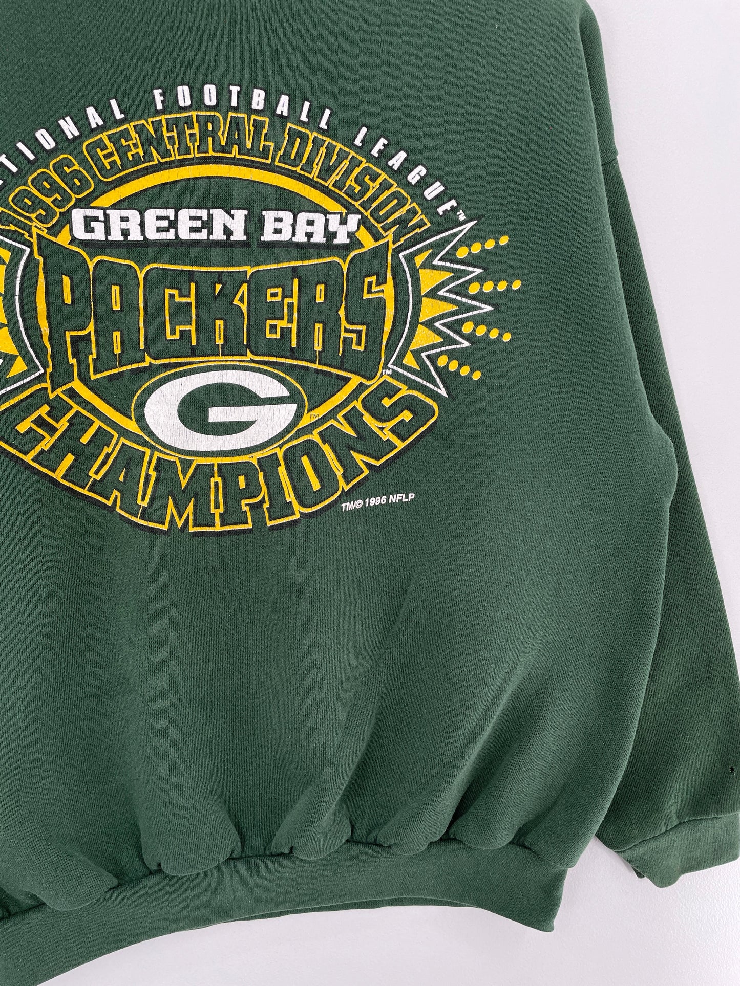 1996 GREEN BAY PACKERS Size L Vintage NFL Sweat-shirt / F2044S