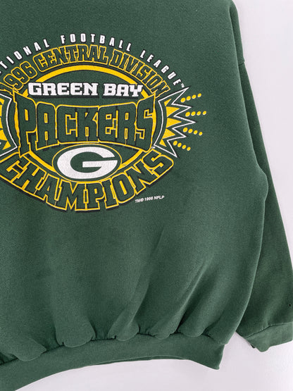 1996 GREEN BAY PACKERS Size L Vintage NFL Sweat-shirt / F2044S