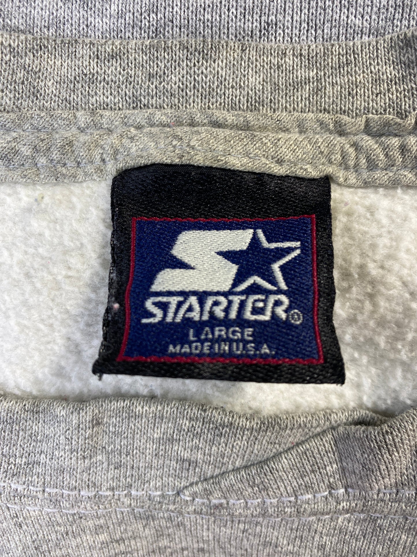 1997 STARTER x NEBRASKA HUSTLERS Made in USA Size L Vintage NFL Sweat-Shirt / F3461S