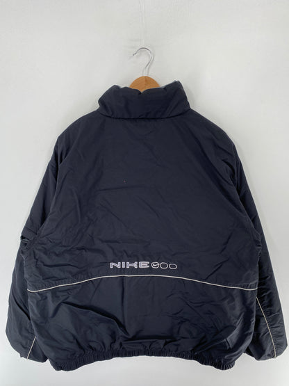 00' NIKE Size XL Vintage Nylon Padded Zip-up Jacket / F4906N